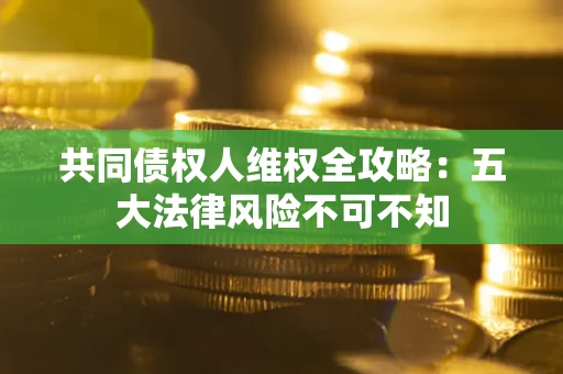 北京共同债权人维权全攻略：五大法律风险不可不知